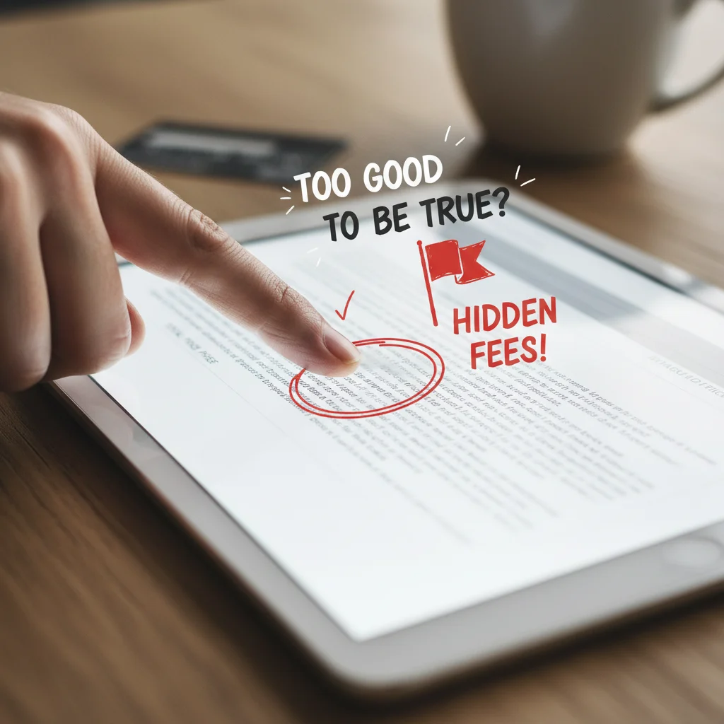 Spotting hidden clauses in travel contract